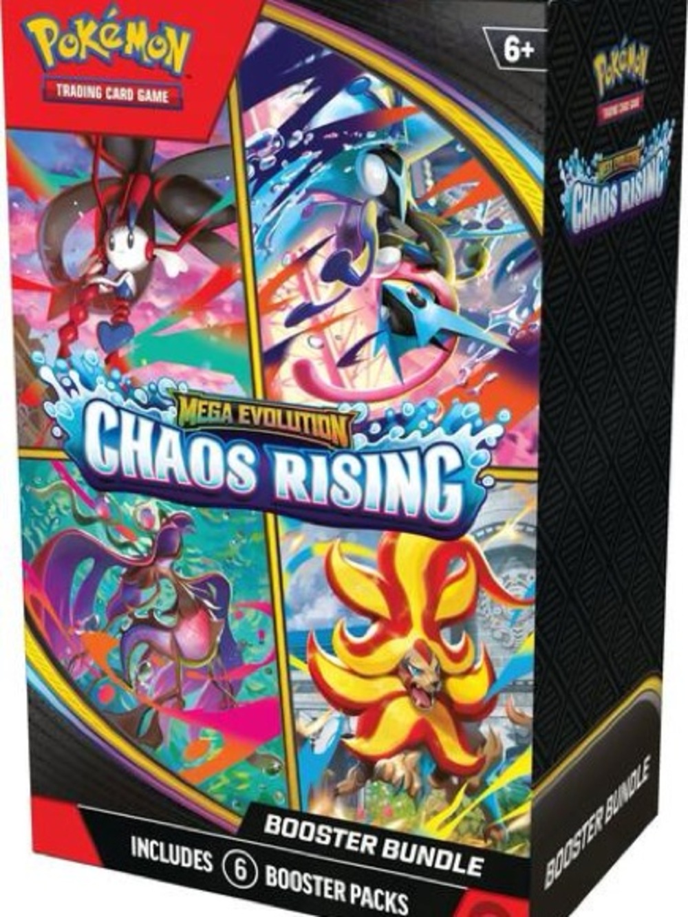 Pokemon Chaos Rising Booster Bundle - Red, Yellow, Blue, Purple, Black